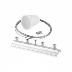 KIT SUSPENSION L:200CM BLANC